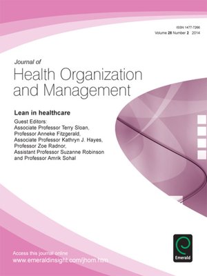 cover image of Journal of Health Organization and Management, Volume 28, Issue 2